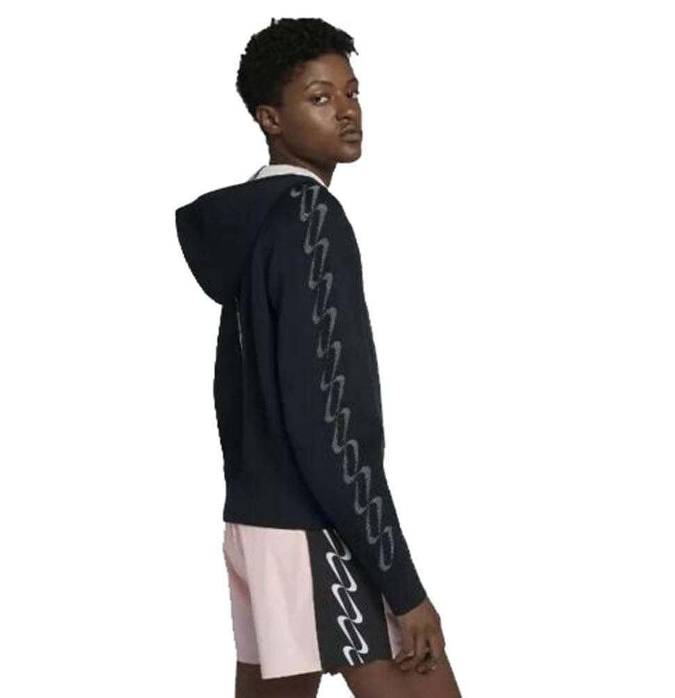 Nike NikeLab Womens Full-Zip Hooded NRG NWCC Knit Jacket - Black (Medium) - Thumbnail 2