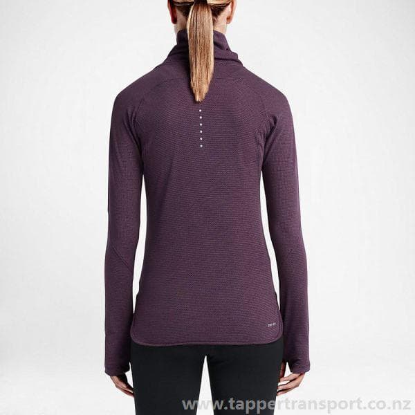 Nike Women's Aeroreact Long Sleeve Training Top Atomic Purple Small $135 Value - Thumbnail 2