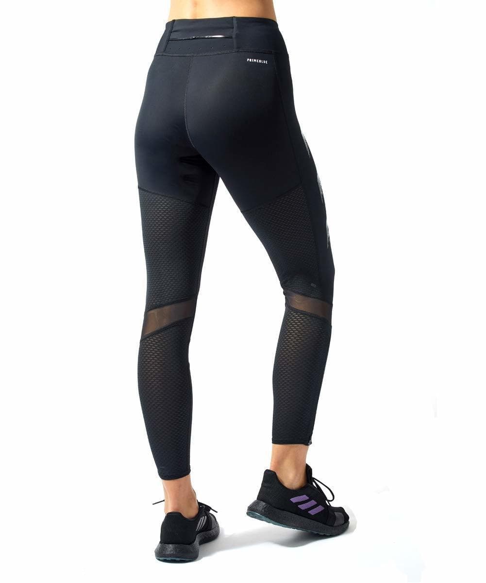 Adidas Women’s How We Do Aeroready Full Length Leggings Reflective Black Small - Thumbnail 2