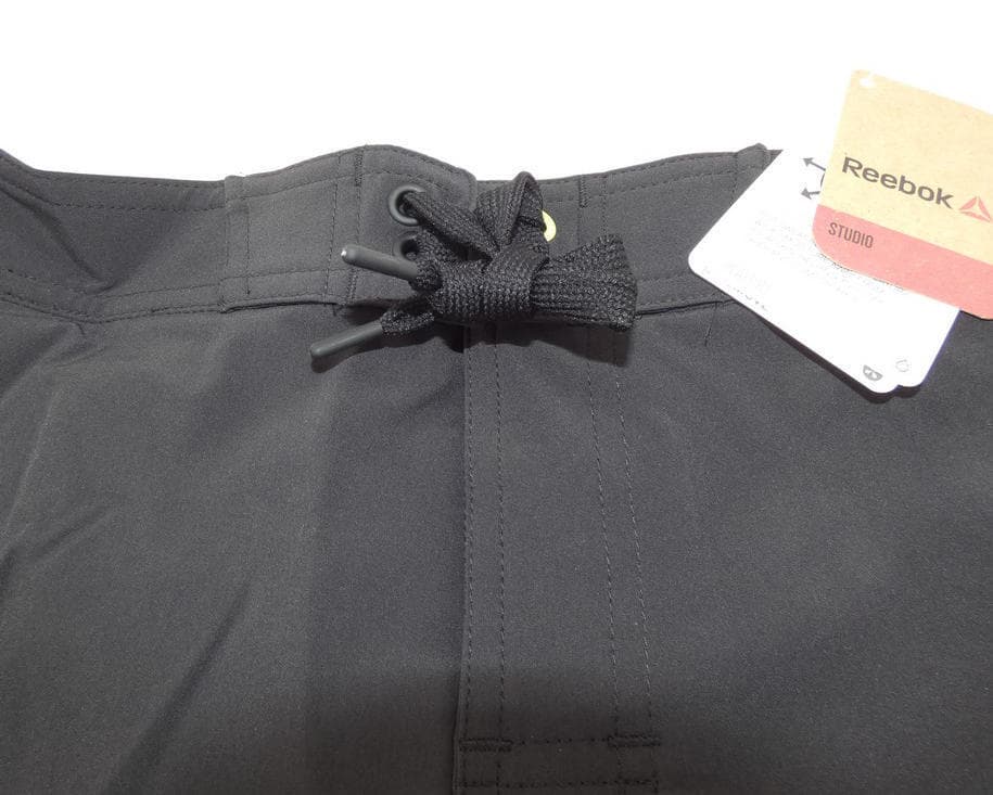Reebok Men's PlayDry Les Mills Body Crossfit Combat Board Shorts XXL Black - Thumbnail 5