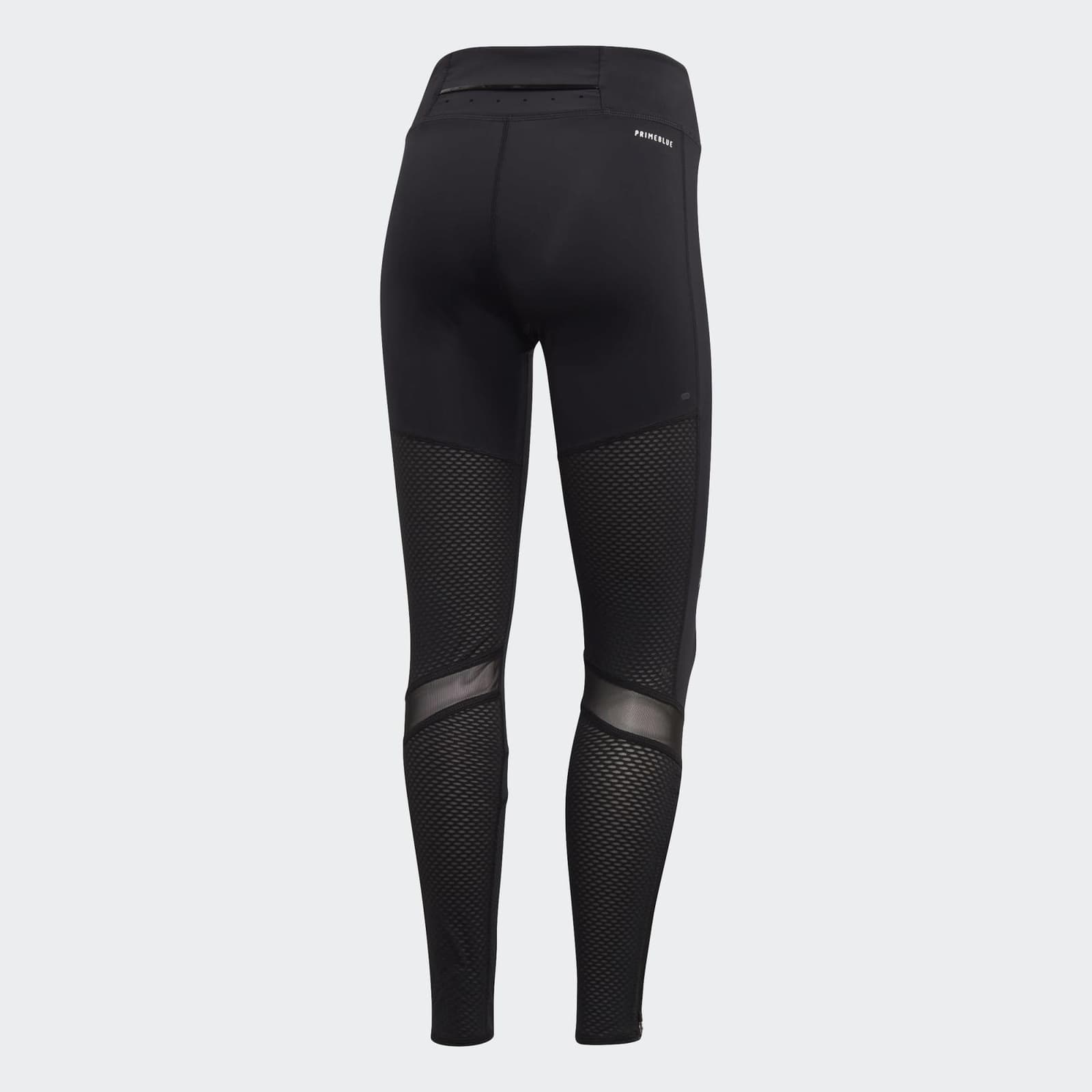 Adidas Women’s How We Do Aeroready Full Length Leggings Reflective Black Small - Thumbnail 4