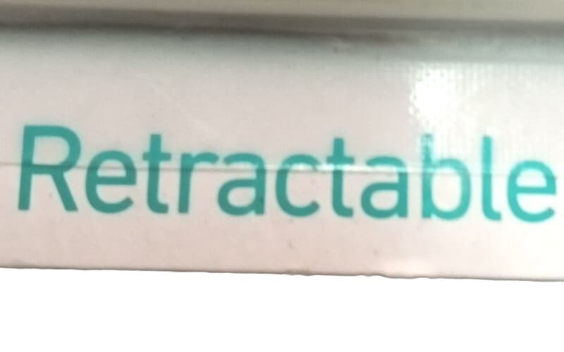 TWO (2) Two Packs Wexford Retractable White Erasers Each w/ One Refill FREE SHIP - Thumbnail 5