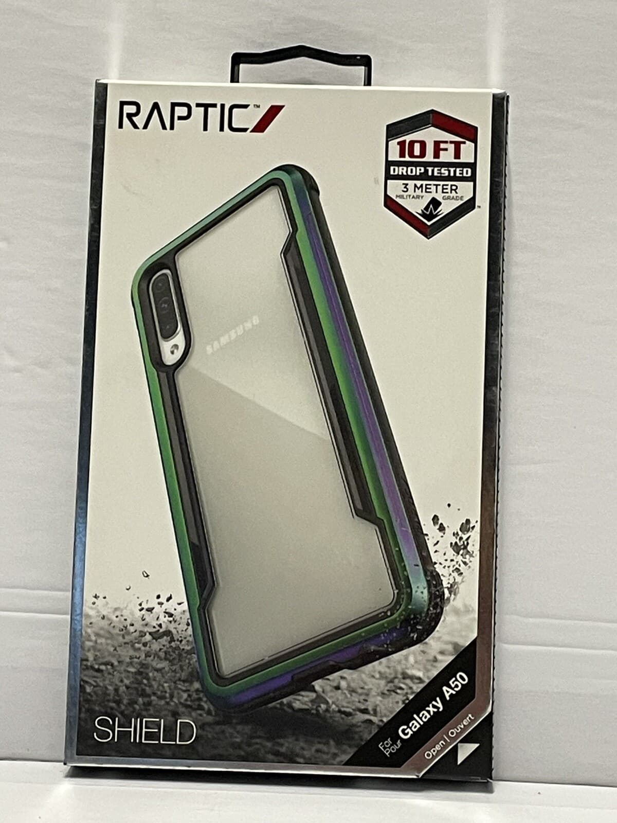 Raptic Shield Samsung Galaxy A50 Phone Case Shockproof Iridescent - Thumbnail 10
