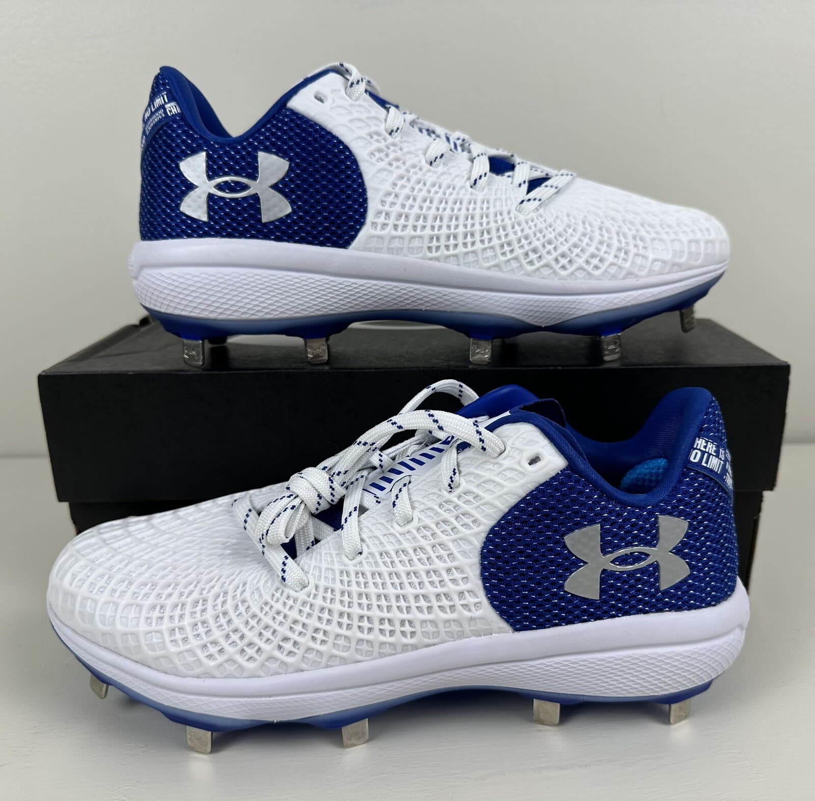 Under Armour Women's Glyde 2.0 MT Metal Fastpitch Softball Cleats Sz 5.5 - Thumbnail 7
