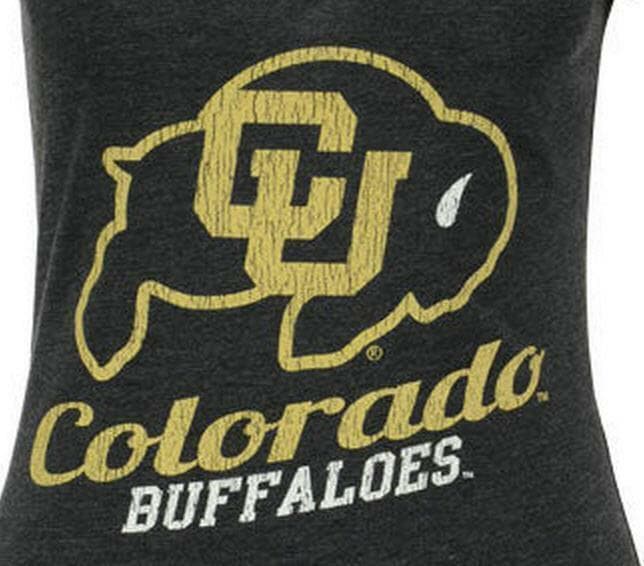 Colosseum Women's Colorado Buffaloes Tabloid Short Sleeve Tee Black Large - Thumbnail 5
