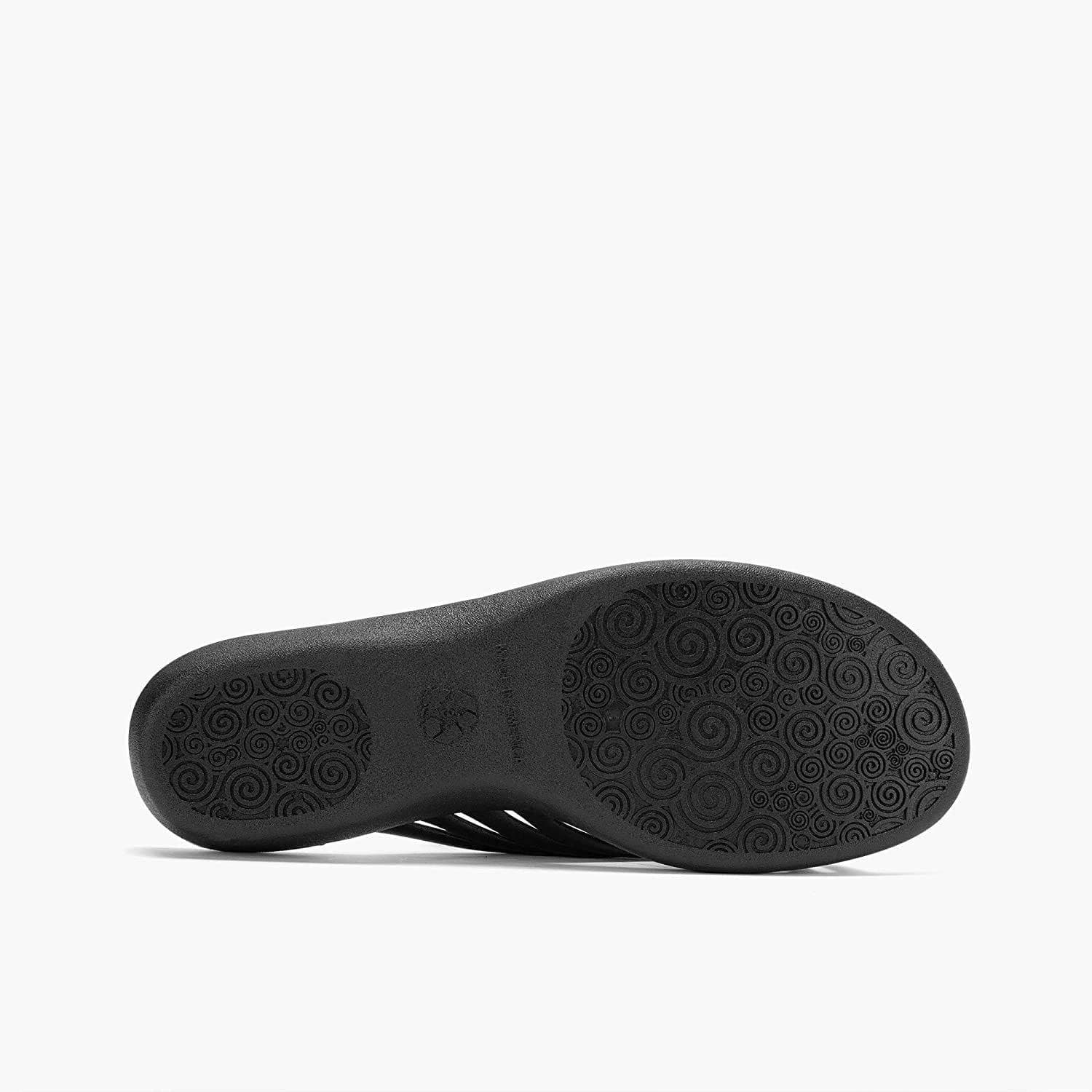 Okabashi Women's Arch Support Venice Slides Flip Flops Black Large 9.5-10.5 - Thumbnail 4