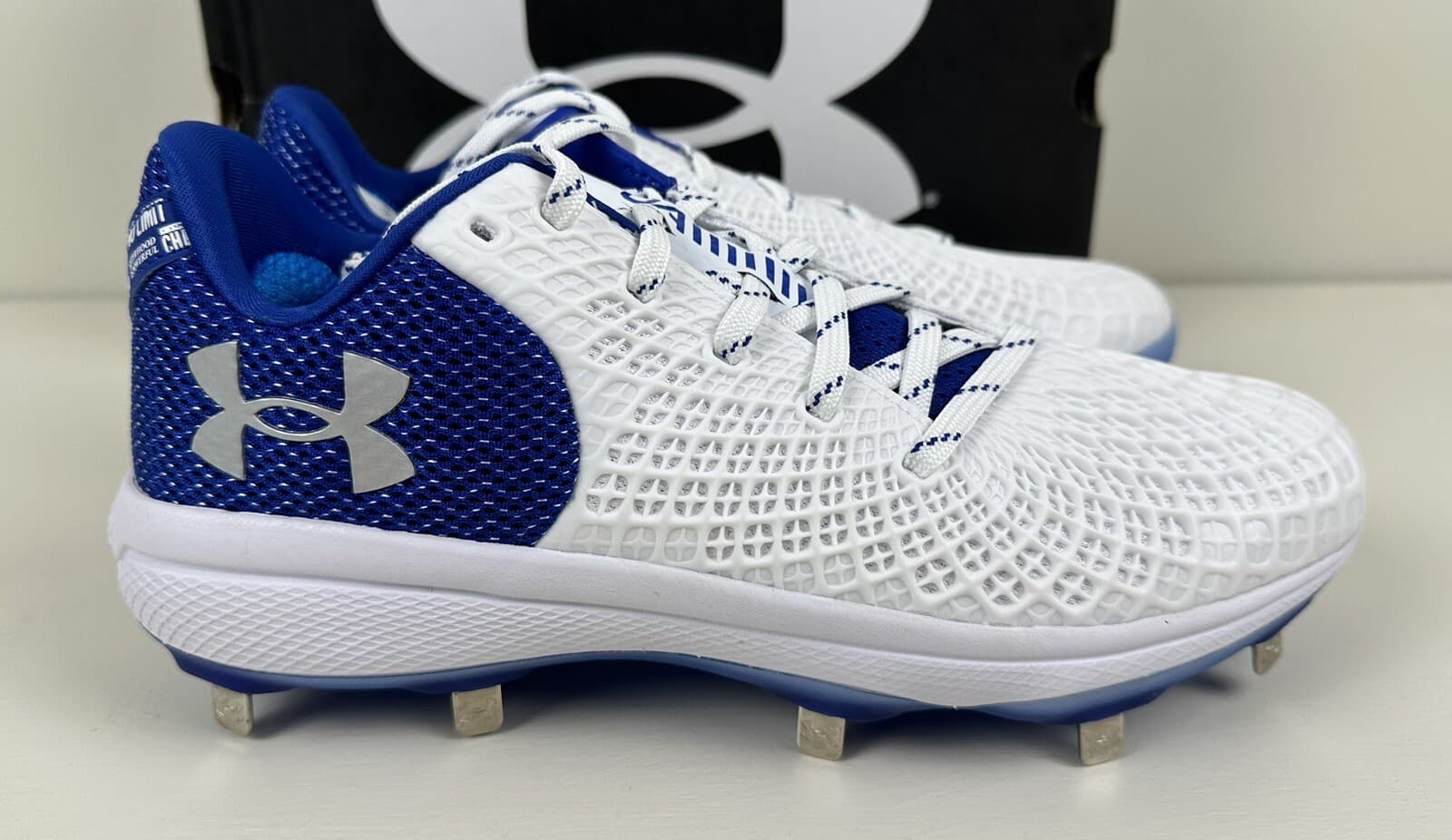 Under Armour Women's Glyde 2.0 MT Metal Fastpitch Softball Cleats Sz 5.5 - Thumbnail 11