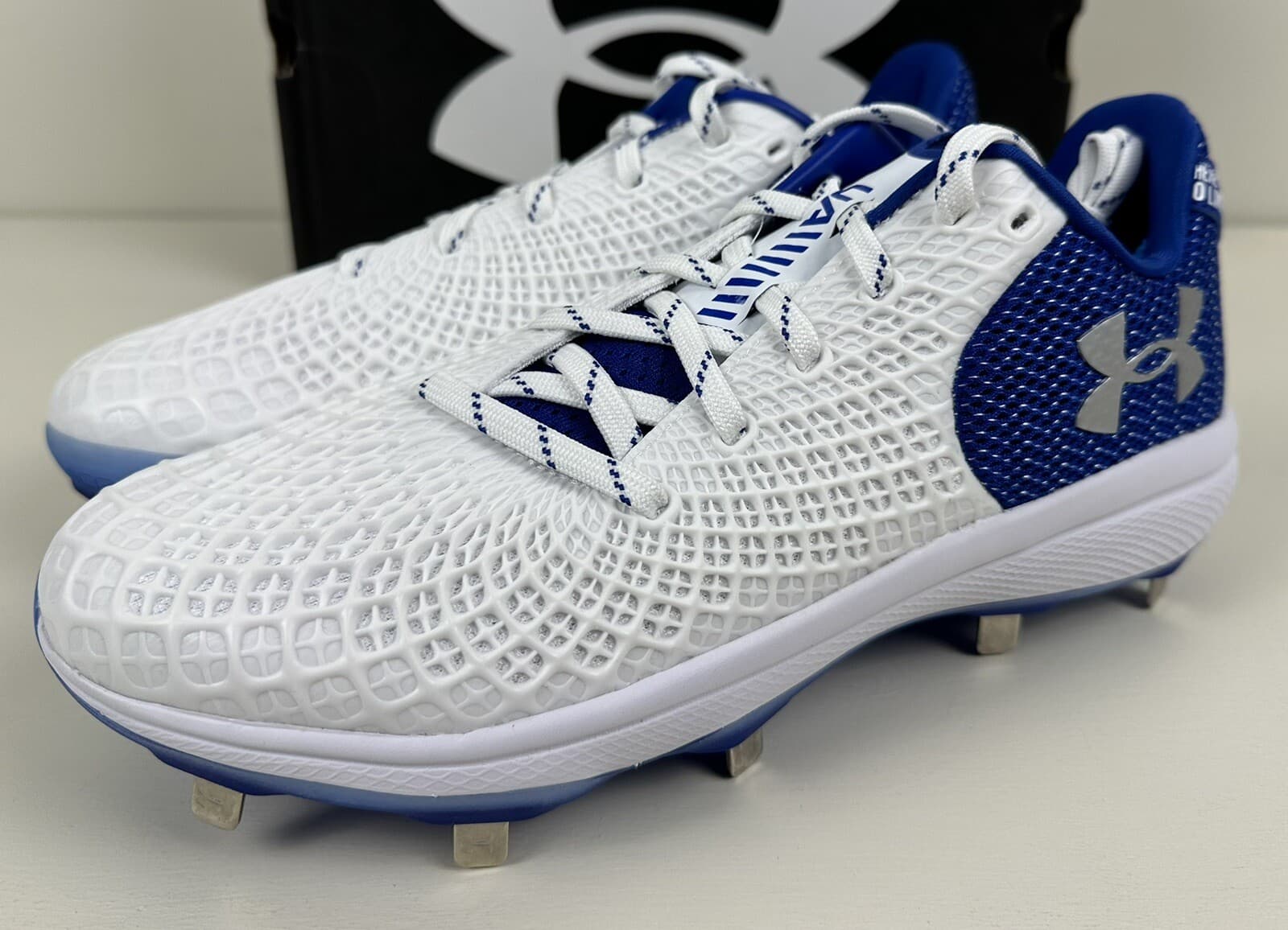 Under Armour Women's Glyde 2.0 MT Metal Fastpitch Softball Cleats Sz 5.5 - Thumbnail 8