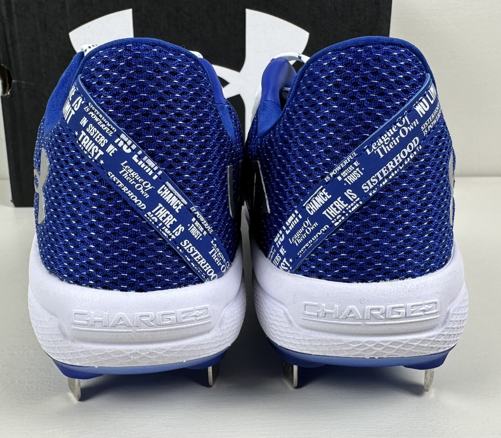 Under Armour Women's Glyde 2.0 MT Metal Fastpitch Softball Cleats Sz 5.5 - Thumbnail 10