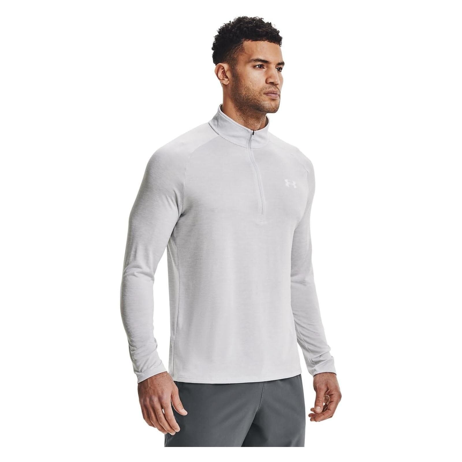 Under Armour Men's UA Tech 2.0 Half Zip Pullover Jacket Top Gray Large Shirt