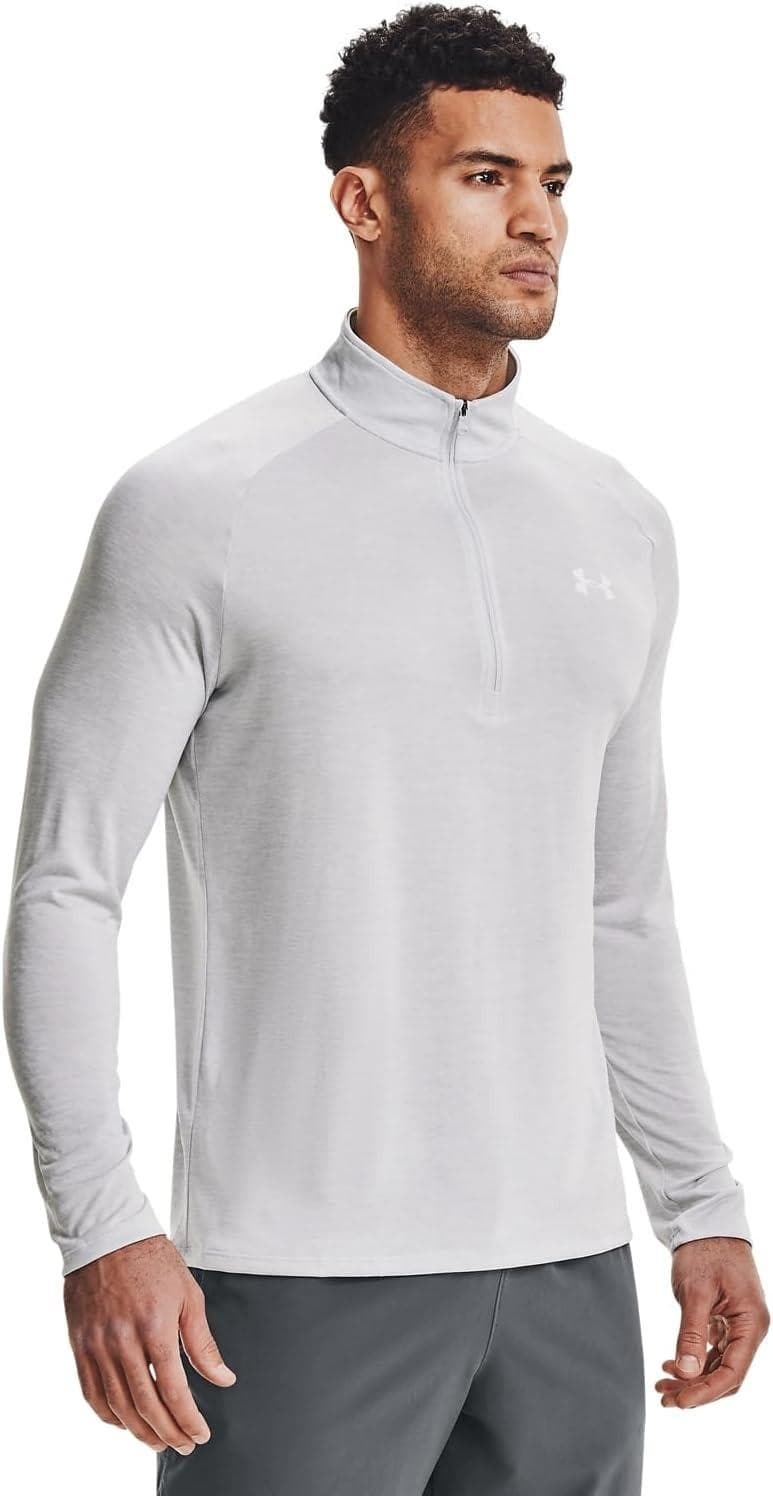 Under Armour Men's UA Tech 2.0 Half Zip Pullover Jacket Top Gray Large Shirt - Thumbnail 8