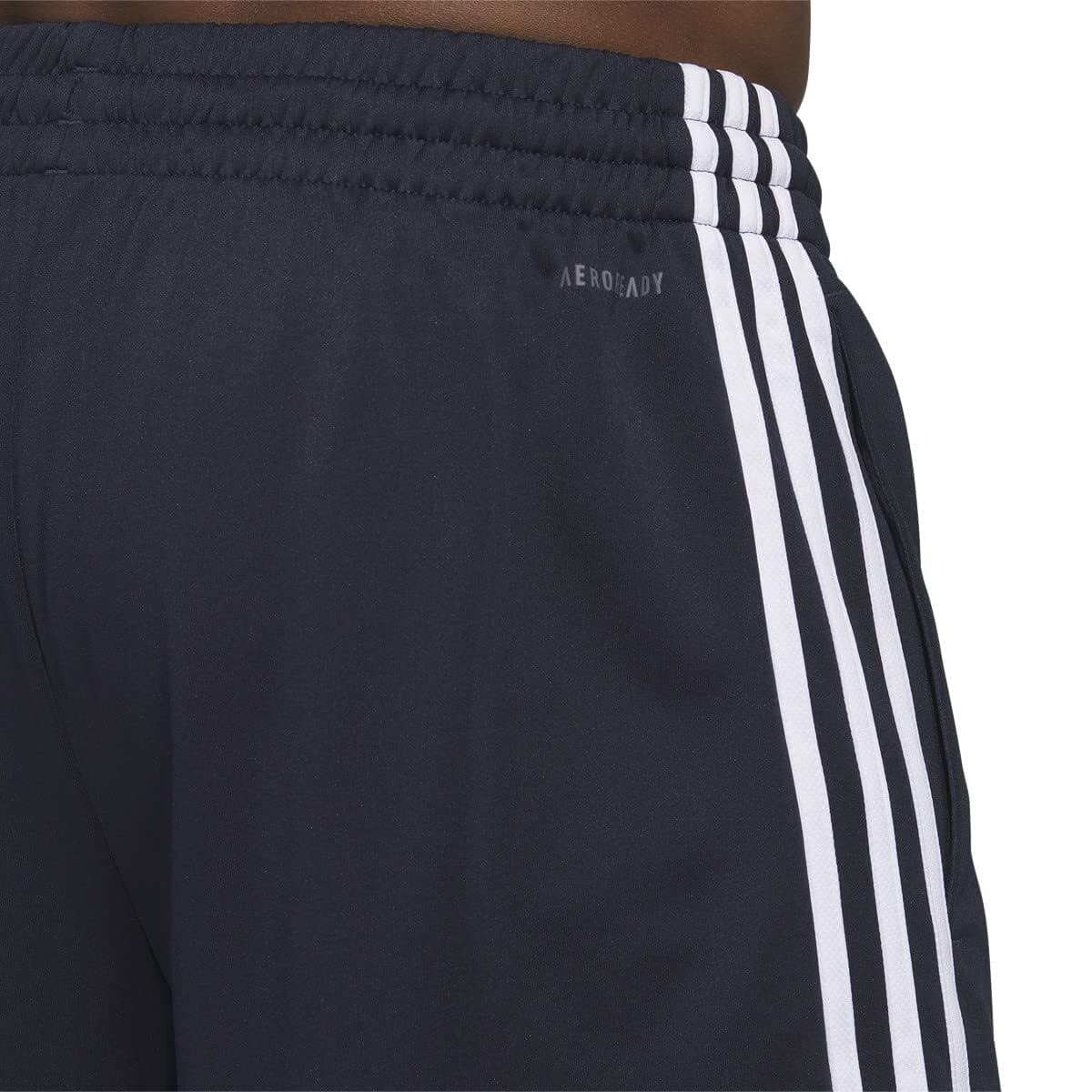 adidas Men's Legends 3-Stripes 7 inch Basketball Shorts Ink Blue/White X-Large - Thumbnail 6