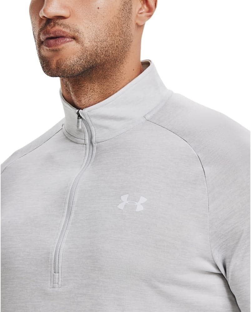 Under Armour Men's UA Tech 2.0 Half Zip Pullover Jacket Top Gray Large Shirt - Thumbnail 3