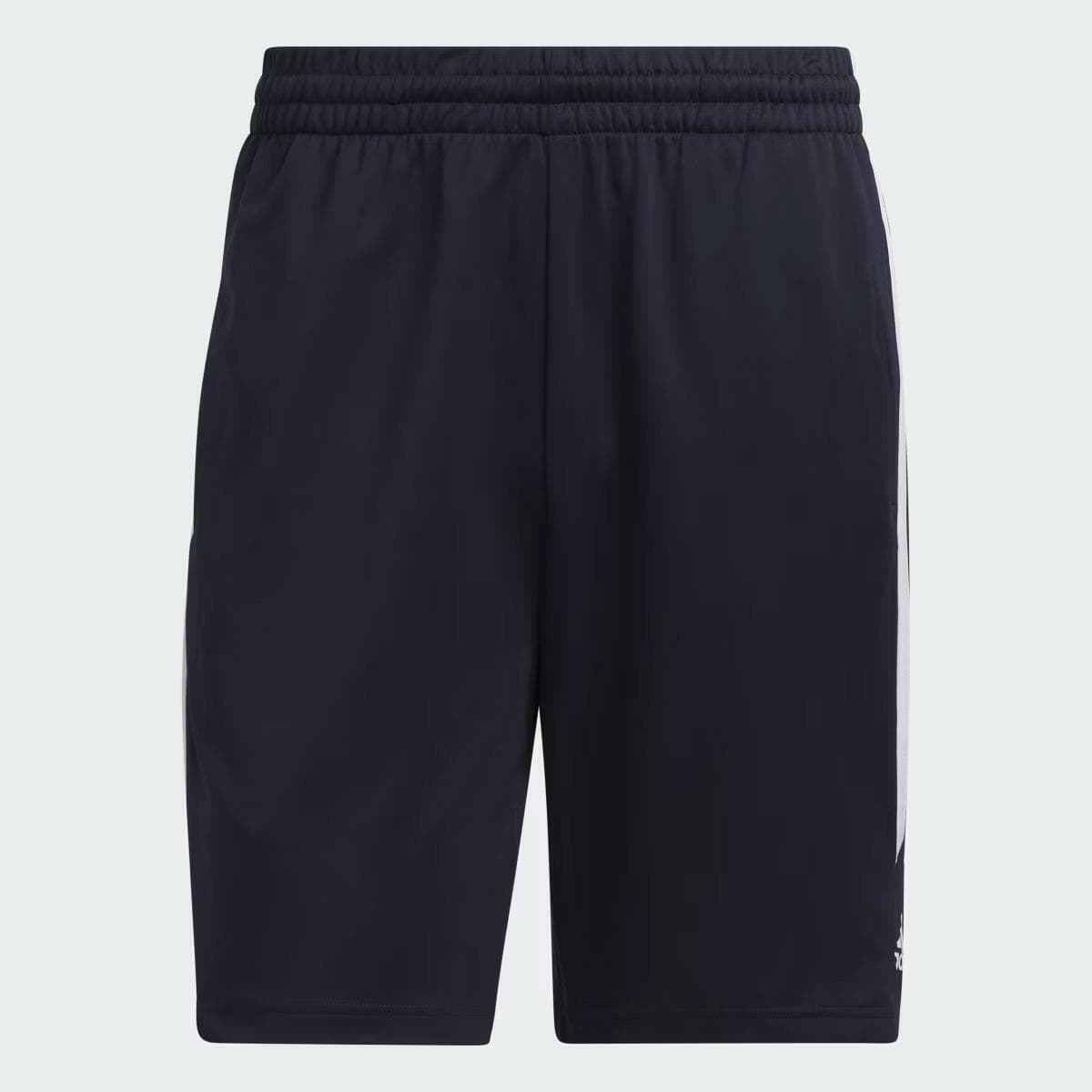 adidas Men's Legends 3-Stripes 7 inch Basketball Shorts Ink Blue/White X-Large - Thumbnail 9