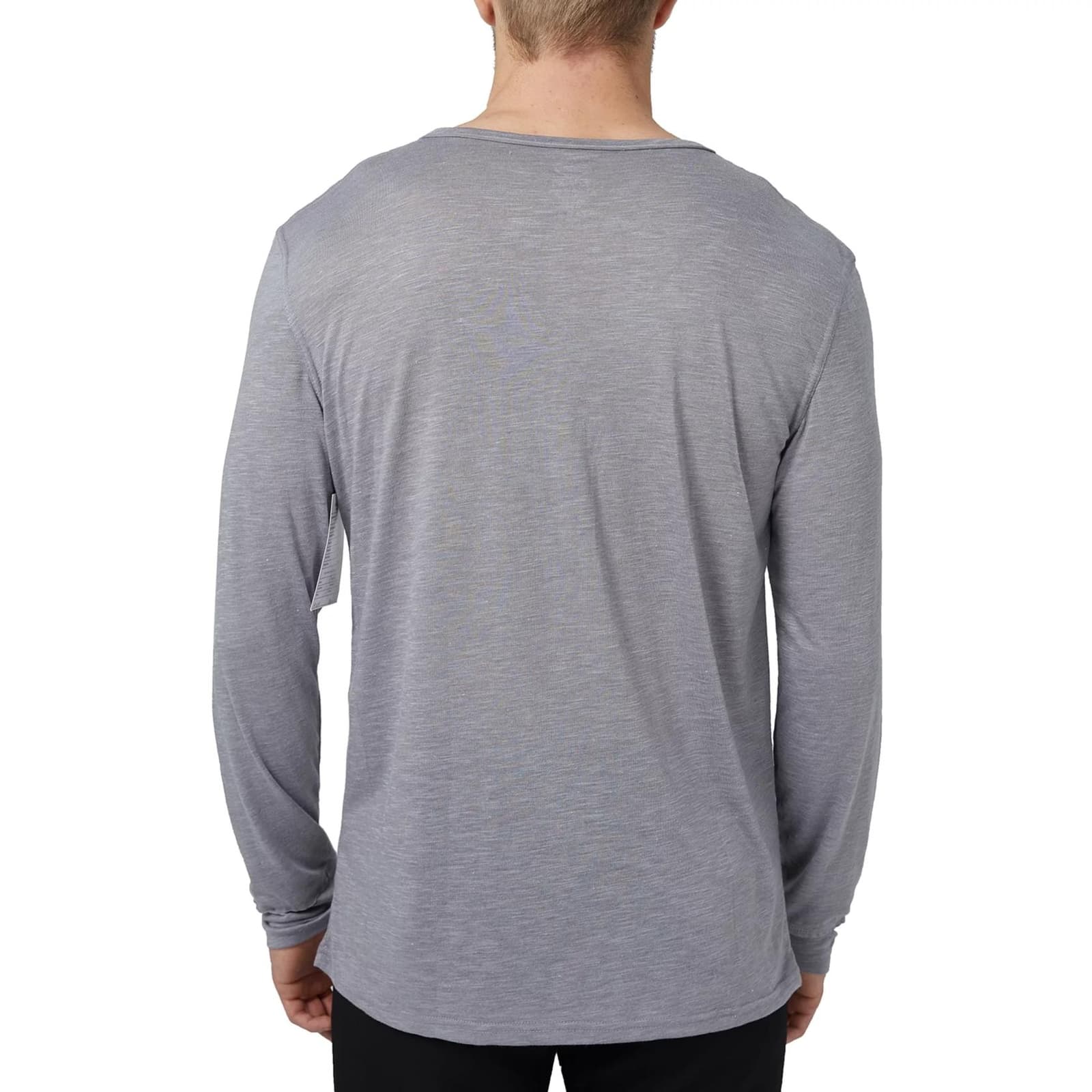 Concepts Sport Men's Washington Nationals Knit Henley Shirt Gray Large - Thumbnail 3