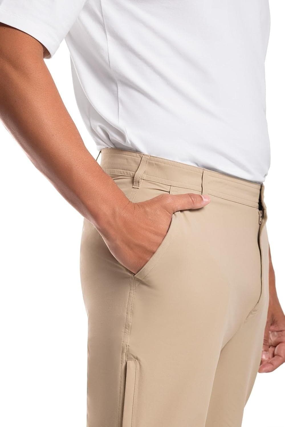 Coolibar Men's Chenolite Marcos UPF+50 Pants Washed Tan 38 x 34 $95 Value - Thumbnail 2