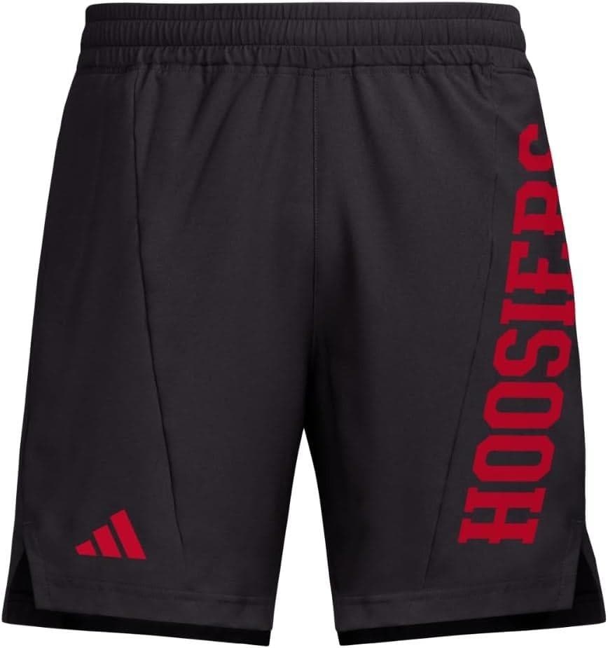 adidas Men's Indiana Hoosiers Aeroready Team Shorts Black 3XL $65 Value - Thumbnail 3