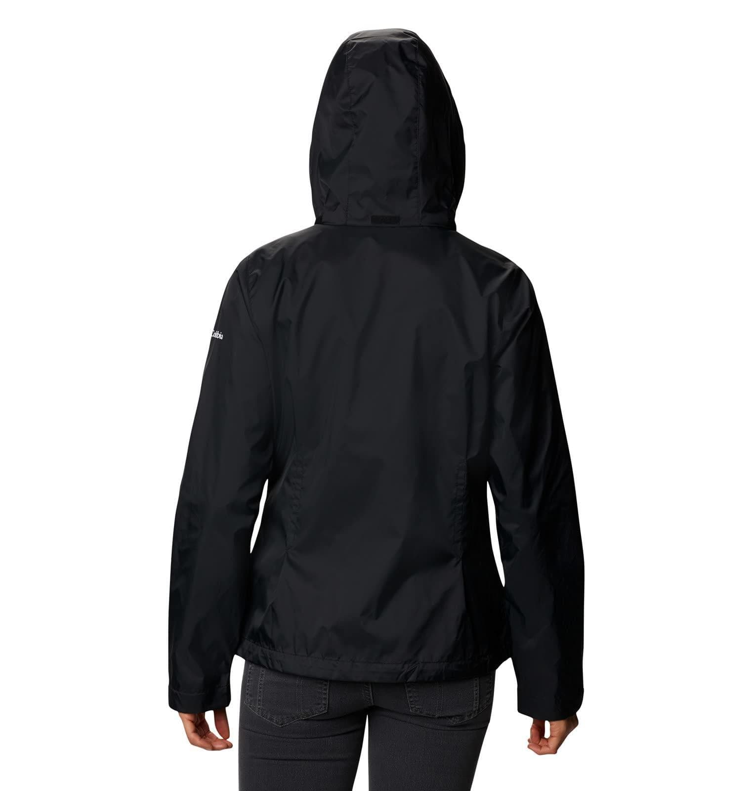 Columbia Women's Alabama Crimson Tide Waterproof Hooded Jacket Black Large - Thumbnail 3