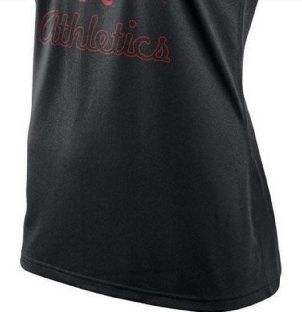 Nike Women's Alabama Crimson Tide Dri-Fit V-Neck Legend T-shirt Black Small - Thumbnail 4