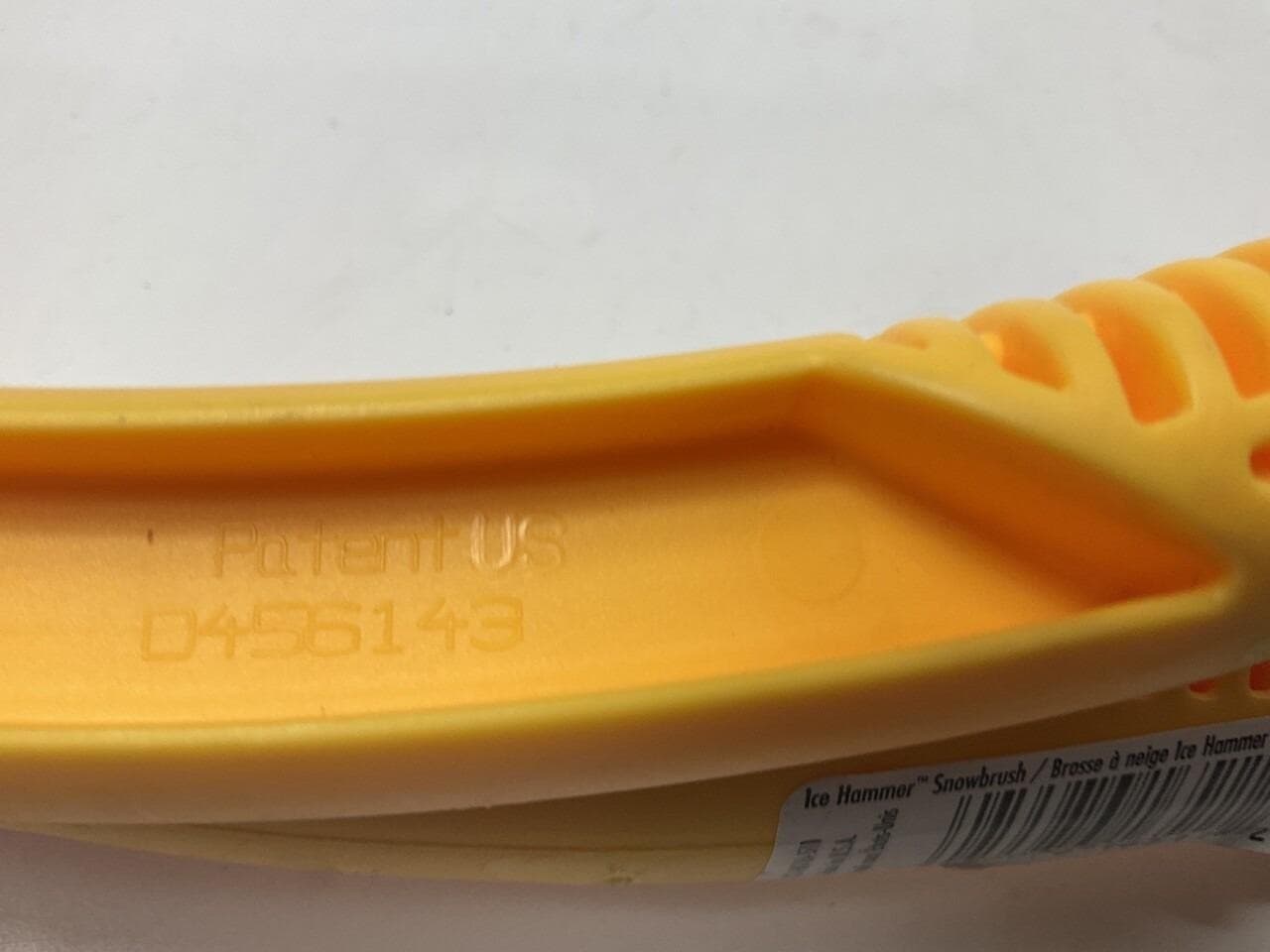 Hopkins SubZero 23" Ice Hammer Heavy Duty Snowbrush & Ice Scraper Yellow 16511 - Thumbnail 9