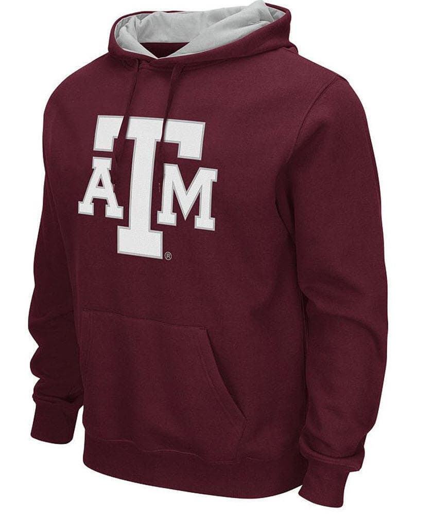 Colosseum Men's Texas A&M Aggies Big Logo Pullover Hoodie Maroon XL $60 Value - Thumbnail 2