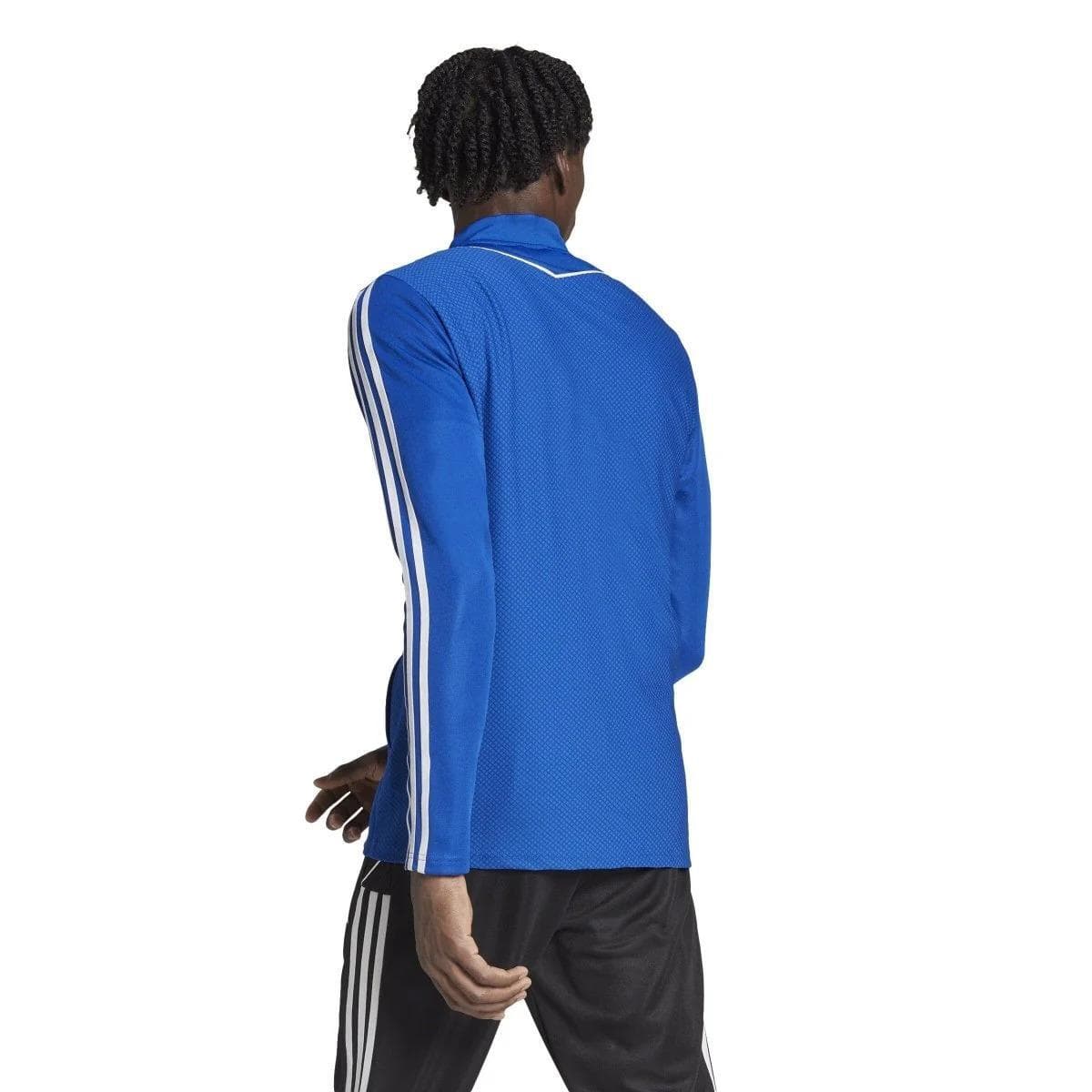 Adidas Men's Tiro Aeroready Full-Zip Training Jacket Royal Blue XX-Large Tall - Thumbnail 3