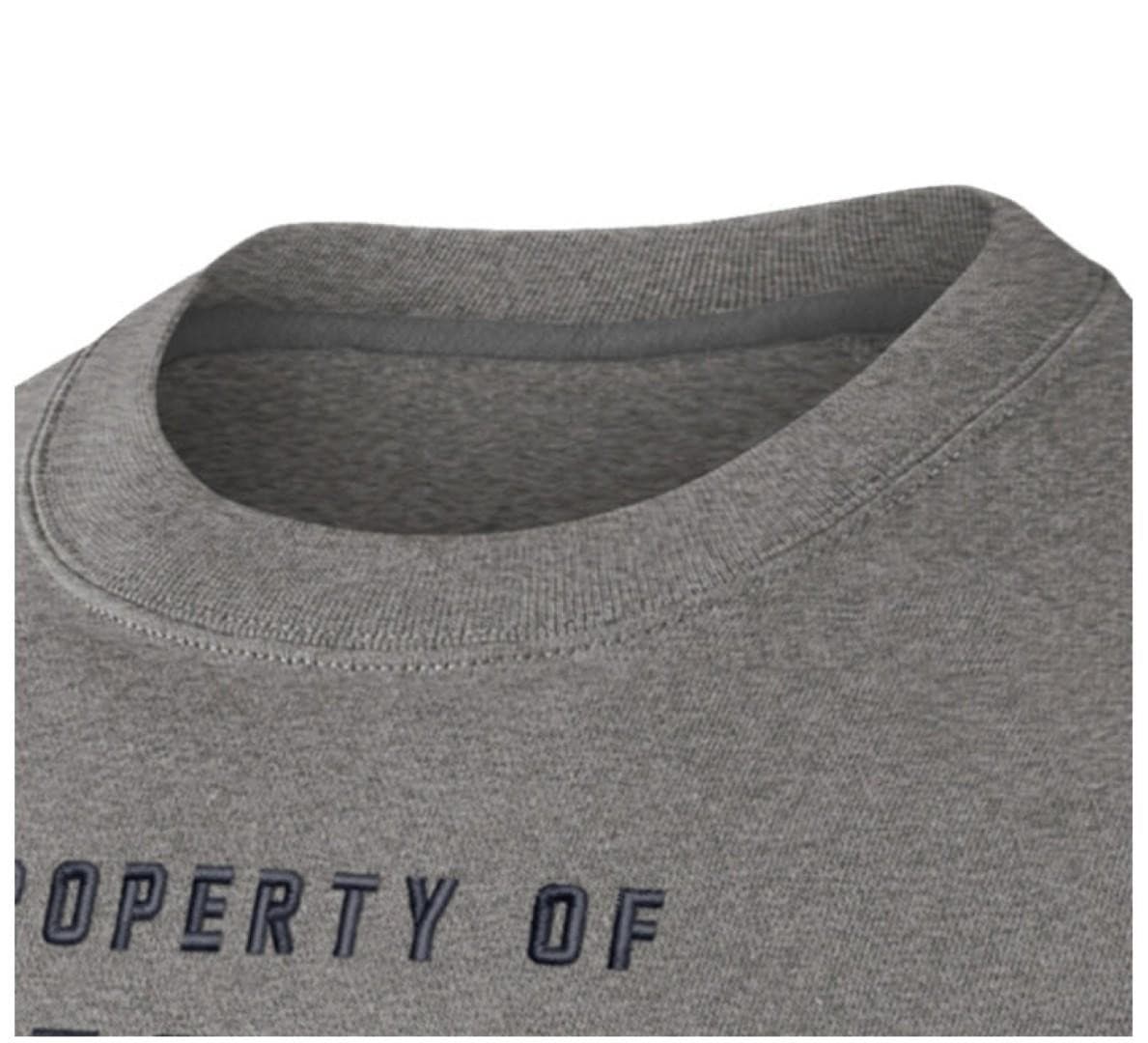 Nike Men's Chicago Bears Pullover Stadium Crew Sweatshirt Gray Large - Thumbnail 3