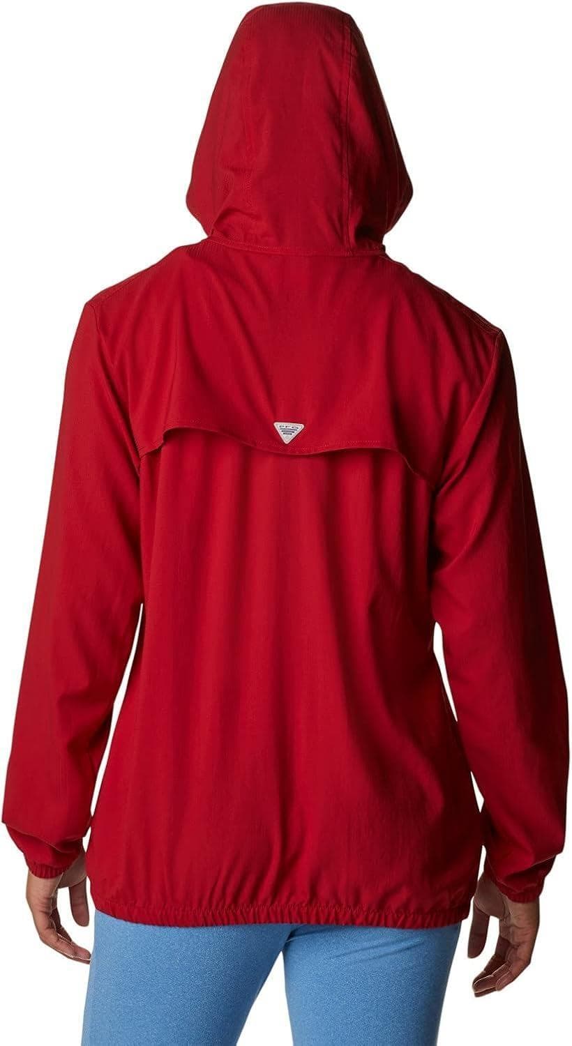 Columbia Women's Alabama Crimson Tide Tamiami Omni-Wick Hoodie Jacket Red Small - Thumbnail 3