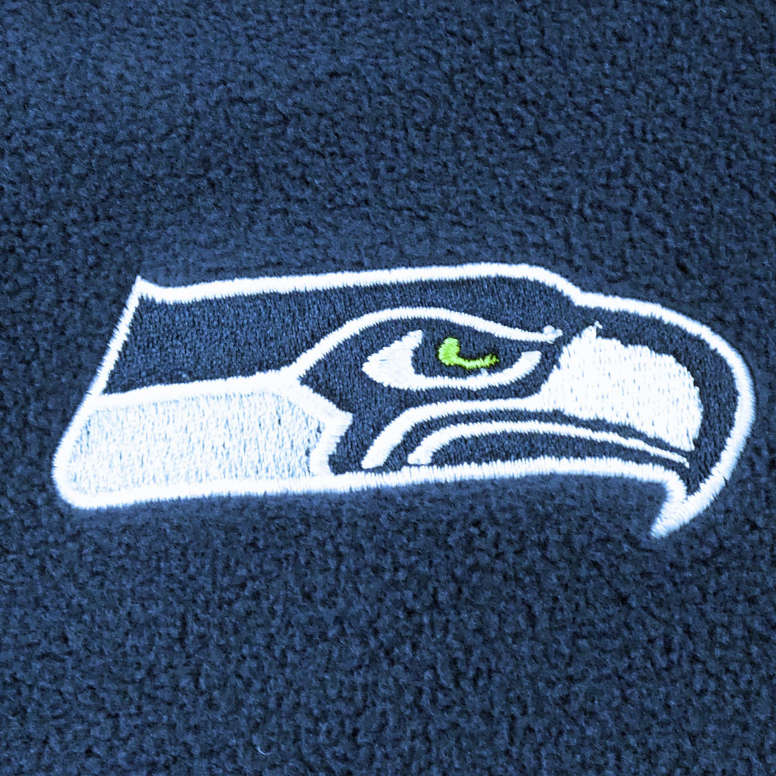 Ultra Game Men's Seattle Seahawks Polar Fleece Full Zip Vest College Blue Medium - Thumbnail 6