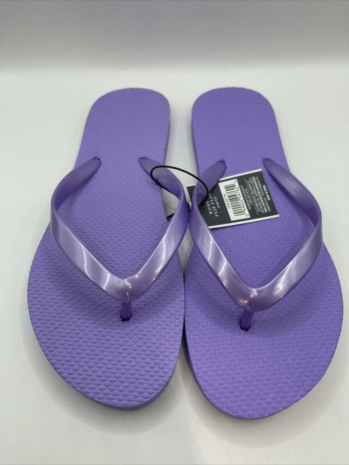 West Loop Women's Flip Flops Thongs Purple M (7-8) Sandals Shoes - Thumbnail 6