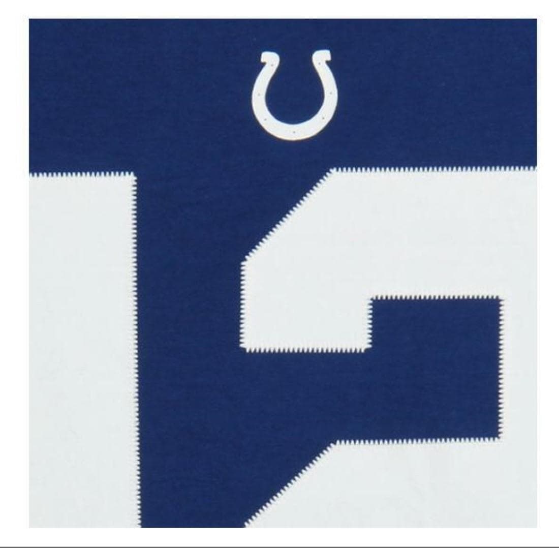 Nike Women's Indianapolis Colts Andrew Luck Jersey Cotton T-shirt Blue Medium - Thumbnail 4