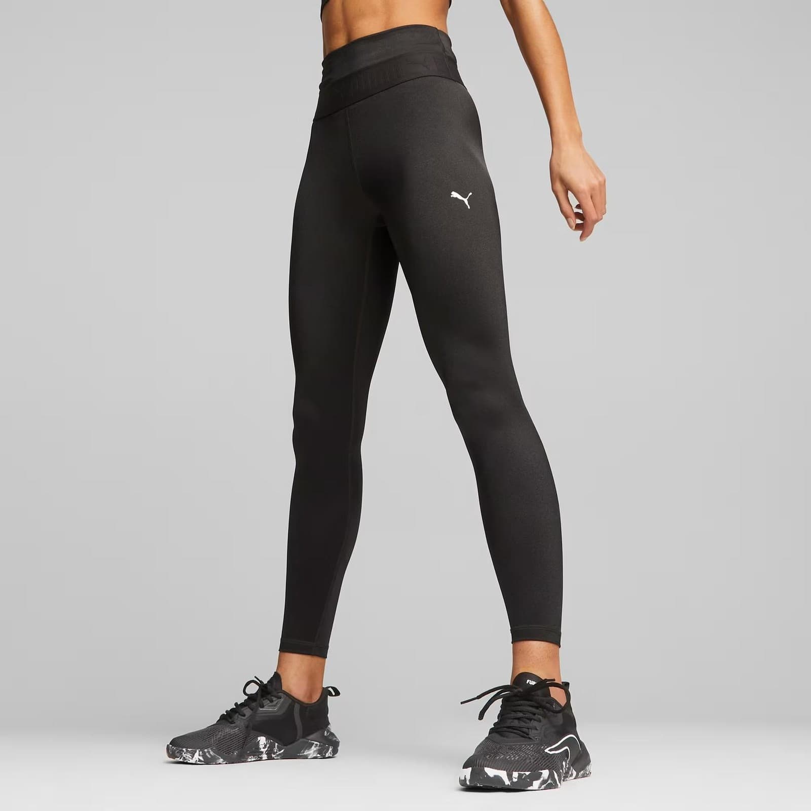 Puma Women's Drycell Strong Shine 7/8 Training Leggings Black XL $56 Value - Thumbnail 8