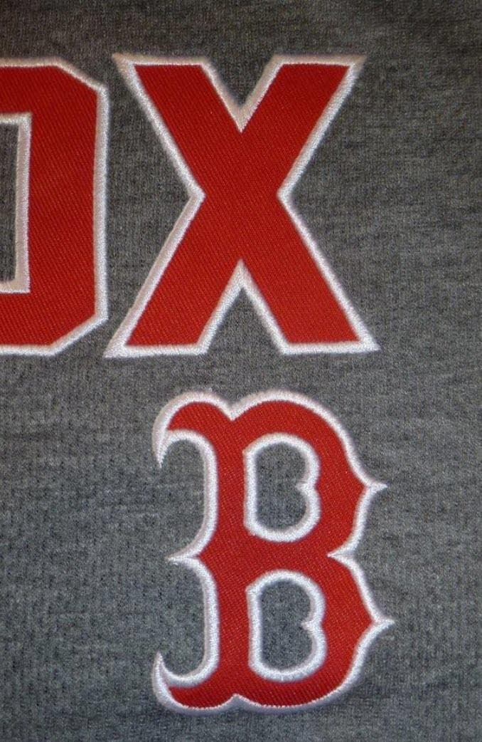 Stitches Men's Boston Red Sox Performance Raglan T-shirt Gray Red Medium - Thumbnail 5
