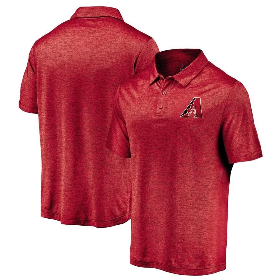 Majestic Men's Arizona Diamondbacks Polyester Positive Production Polo Medium - Thumbnail 4