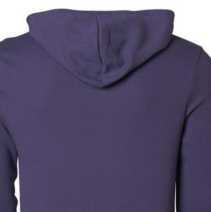 Colony Men's Washington Huskies Hooded Waffle Henley Shirt Purple XXL $52 Value - Thumbnail 3