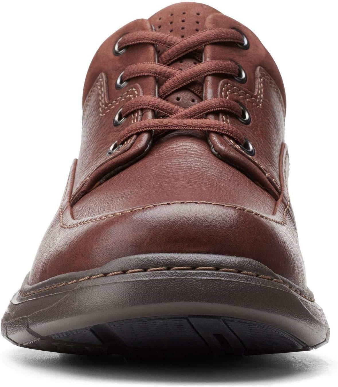 Clarks Men's Un Brawley Lace Oxford Shoes, Mahogany Brown Leather, 12 $170 Value - Thumbnail 8