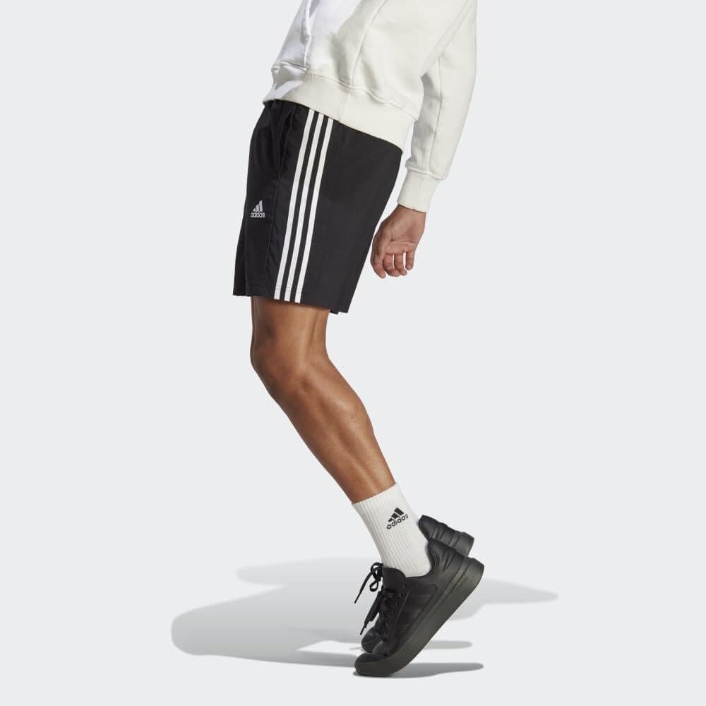 Adidas Men's Essentials Chelsea Aeroready 3 Stripes Training Shorts Black 3XL - Thumbnail 5