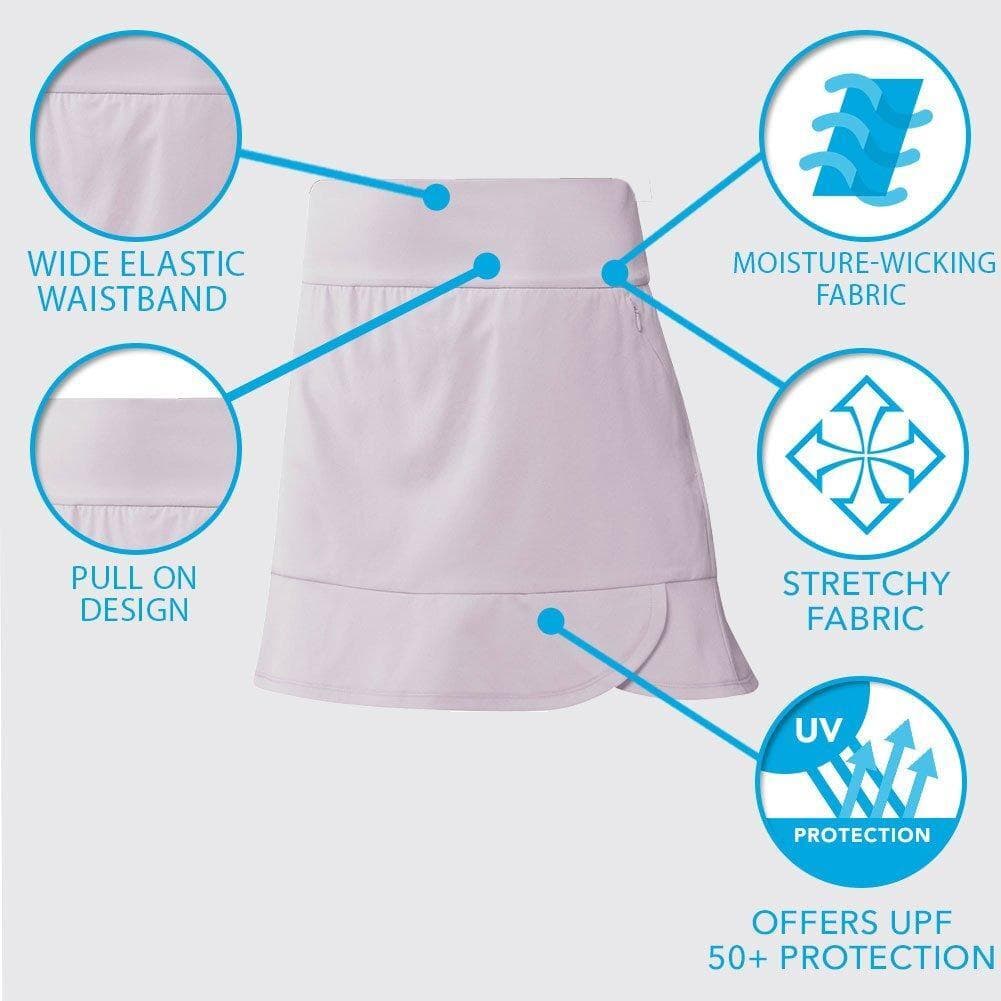 Adidas Women’s Aeroready Frill Sport Skort Almost Pink Large - Thumbnail 9