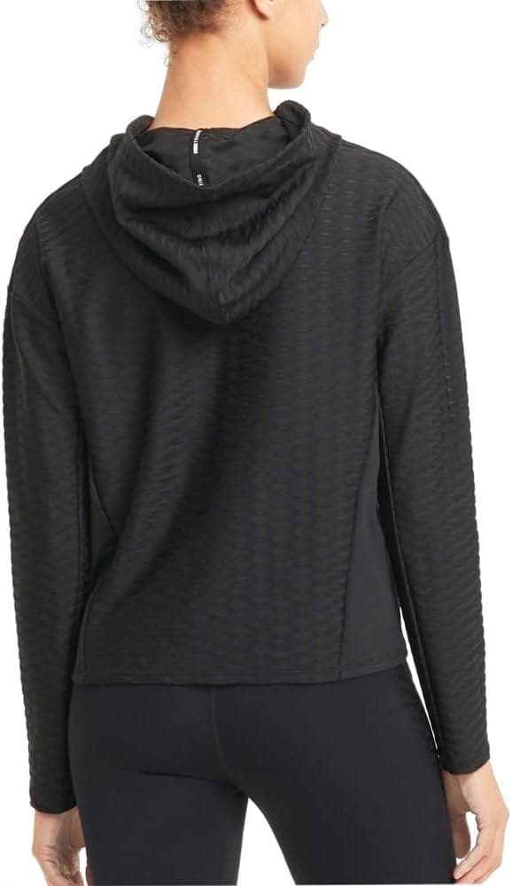 PUMA Women's Train Flawless Pullover Hoodie Black Small $76 Value - Thumbnail 4