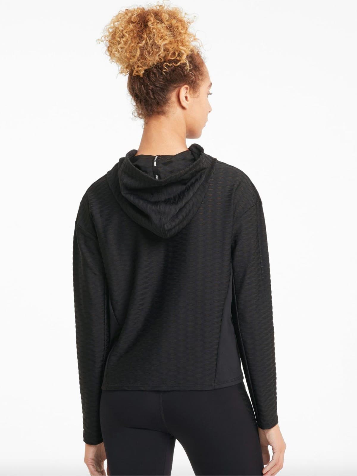 PUMA Women's Train Flawless Pullover Hoodie Black Small $76 Value - Thumbnail 3