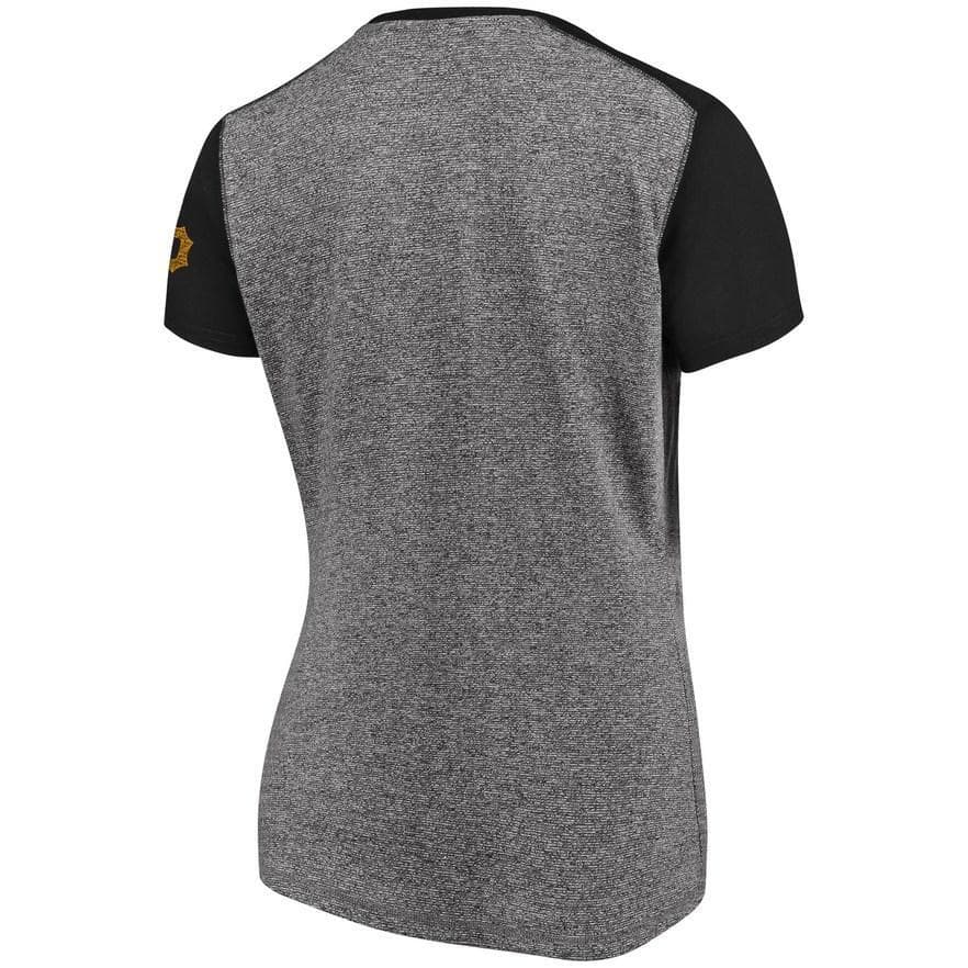 Majestic Women's Pittsburgh Pirates Invulnerable V-neck T-Shirt Medium Gray - Thumbnail 2