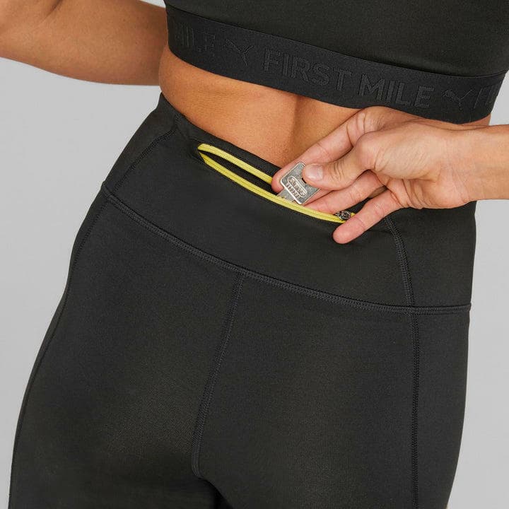 Puma Women's First Mile Drycell 7/8 Tights Black Medium $105 Value - Thumbnail 6