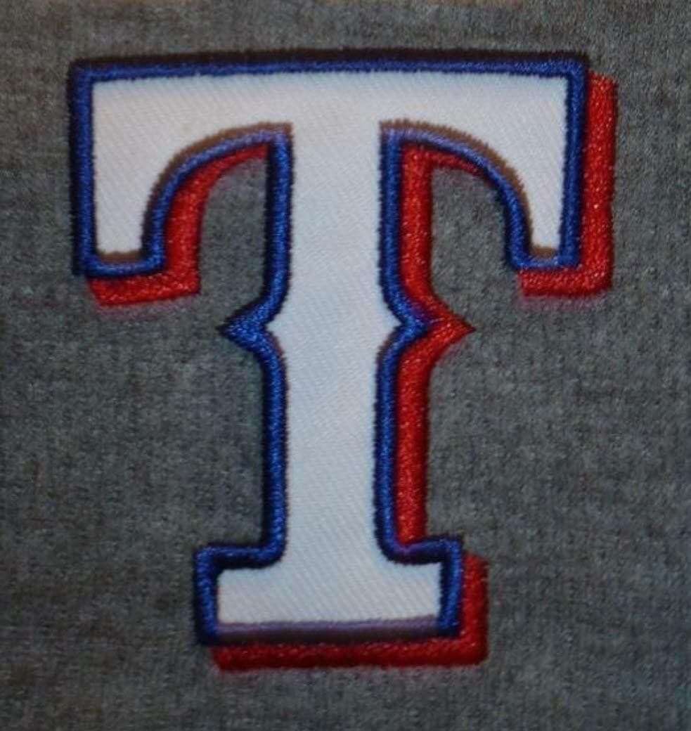 Stitches Men's Texas Rangers Performance Raglan T-shirt Blue Gray Medium - Thumbnail 5