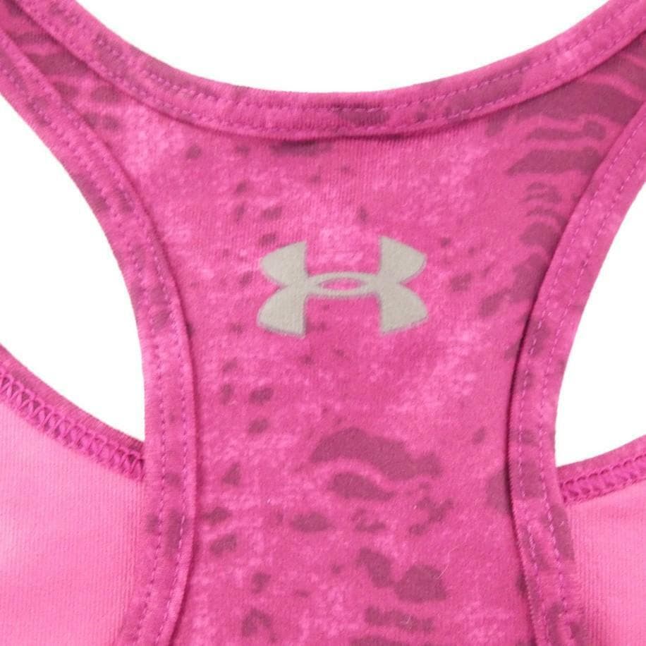 Under Armour Women's Tie Dye Fitted Tech Tank XS Royal Magenta - Thumbnail 5
