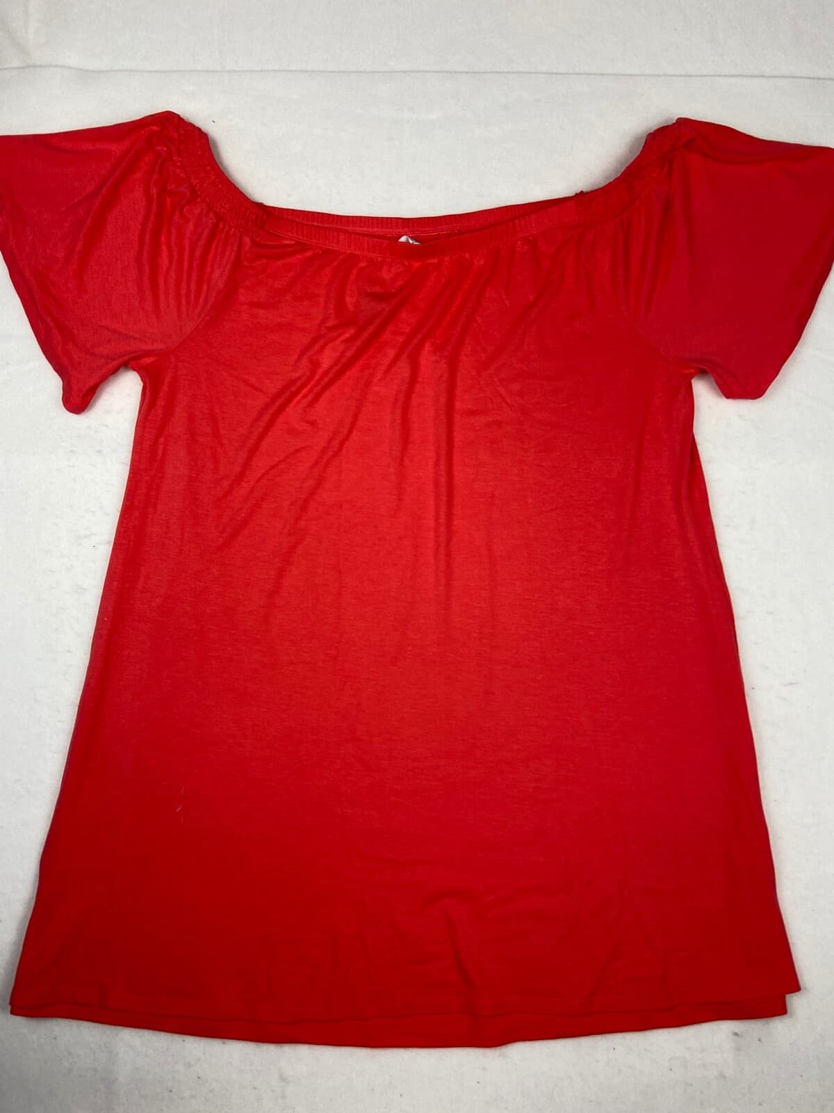 West Loop Women's Off The Shoulder A Line Dress Coral XL Medium - Thumbnail 3