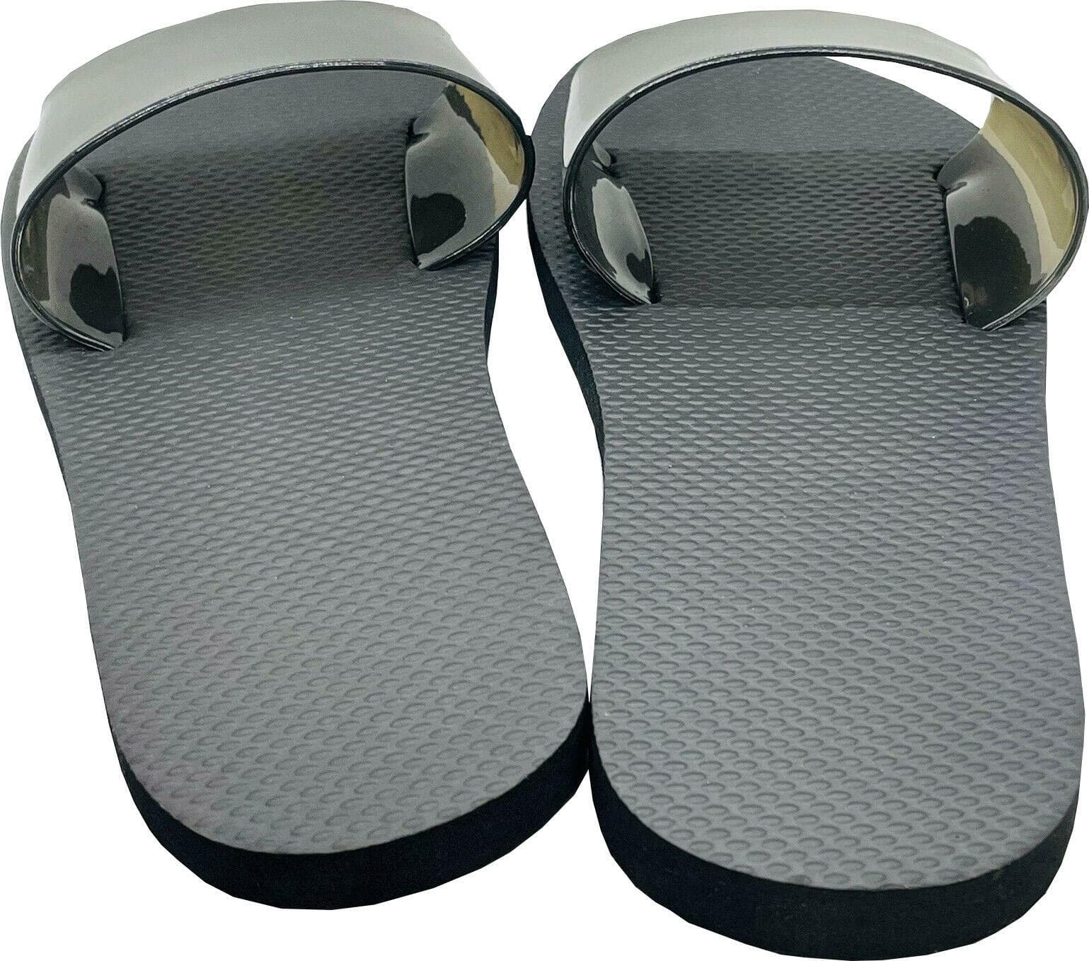 West Loop Women's Jelly Slides Foam Sandals Black Small Medium - Thumbnail 6