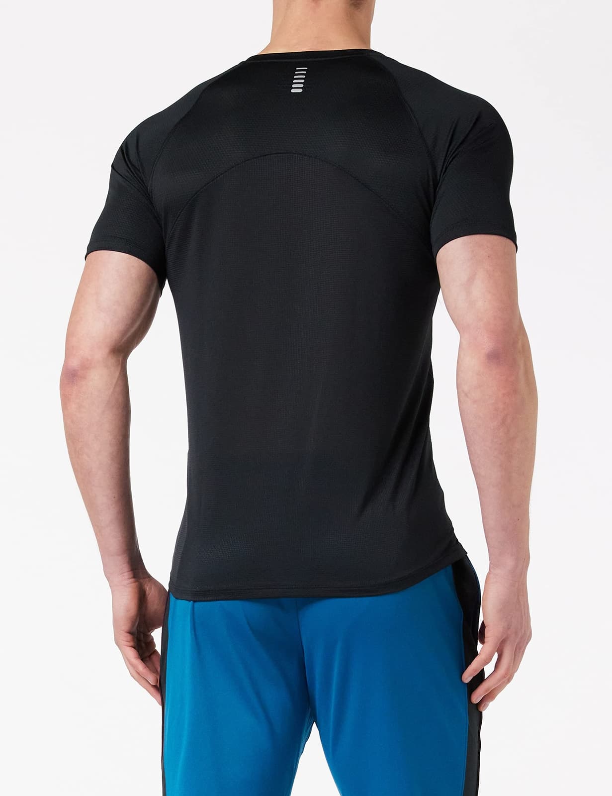 Under Armour Men's Qualifier HeatGear Short Sleeve T-shirt 2XL Black - Thumbnail 2