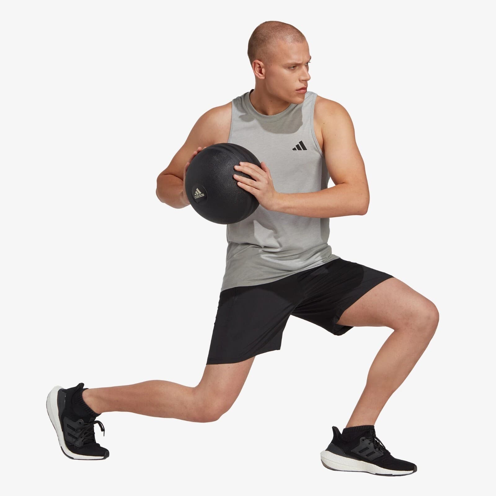 adidas Men's Aeroready Designed For Move Training Shorts Black Medium $46 Value - Thumbnail 3