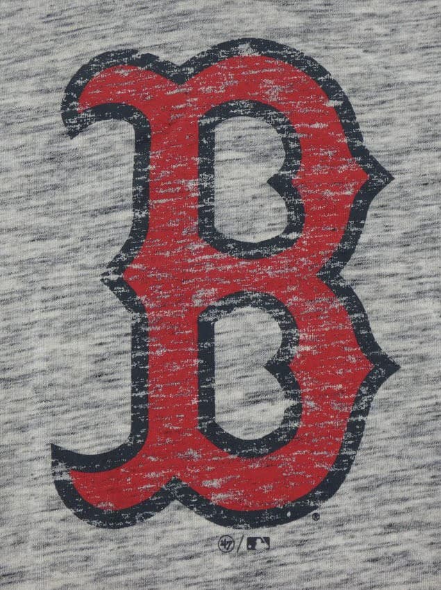 '47 Brand Women's Boston Red Sox Split Hem Haze T-shirt Large $44 Value - Thumbnail 6
