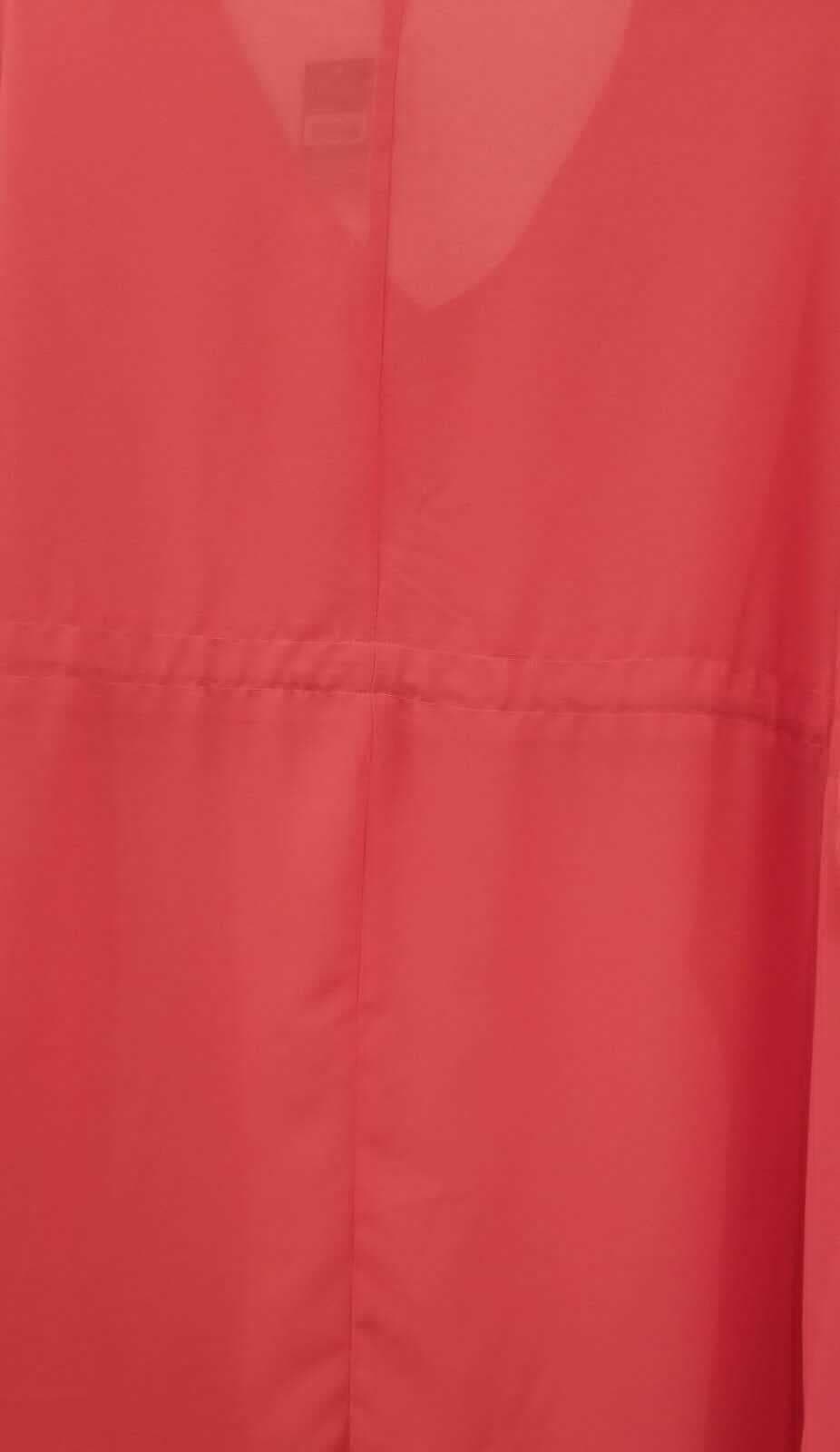 West Loop Women's Semi-Sheer Beach Cover-Up One Size Fits Most Coral - Thumbnail 5